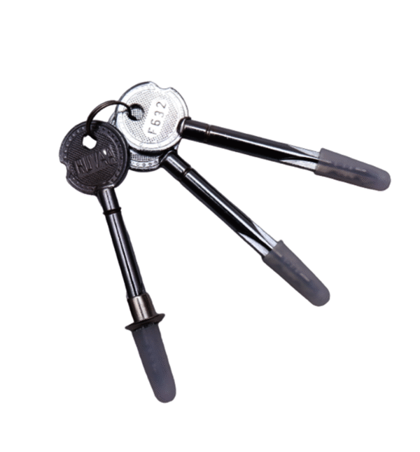 10 turn lock cross key